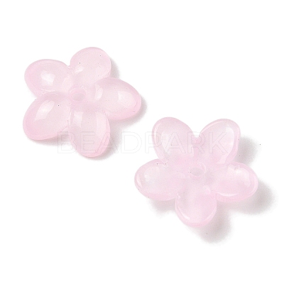 Transparent Spray Paint Glass Beads GLAA-Z011-07-1