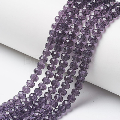 Glass Beads Strands EGLA-A034-T6mm-D15-1
