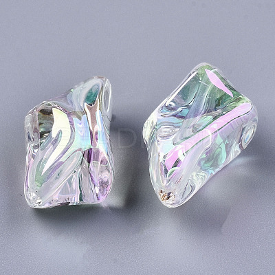 Transparent Acrylic Beads X-PACR-N010-003-1