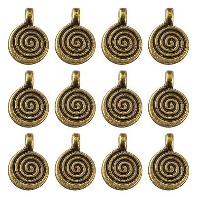 Tibetan Style Alloy Charms MLF0339Y-NF-1