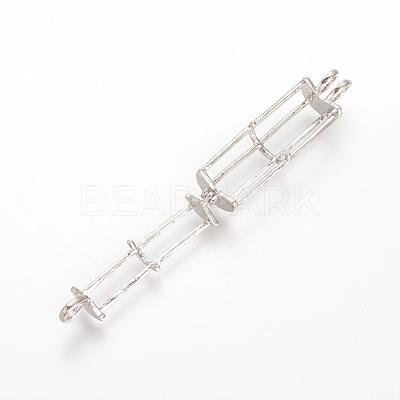 Alloy Diffuser Locket Pendants PALLOY-S062-35P-1