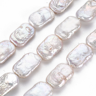Natural Keshi Pearl Beads Strands PEAR-S020-D05-1