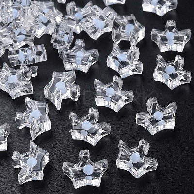 Transparent Acrylic Beads MACR-S373-105-B08-1
