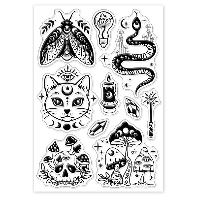 Custom PVC Plastic Clear Stamps DIY-WH0448-0027-1