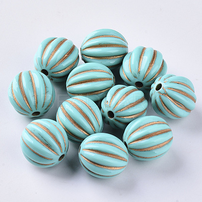 Acrylic Beads X-OACR-S029-116-1