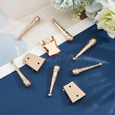 3Pcs Iron Bolo Tie Slide Clasps FIND-ANB0003-18LG-1