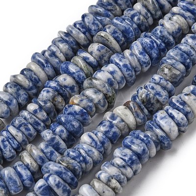 Natural Blue Spot Jasper Beads Strands G-A285-A10-01-1