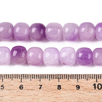 Dyed Natural White Jade Beads Strands G-T138-D03-1