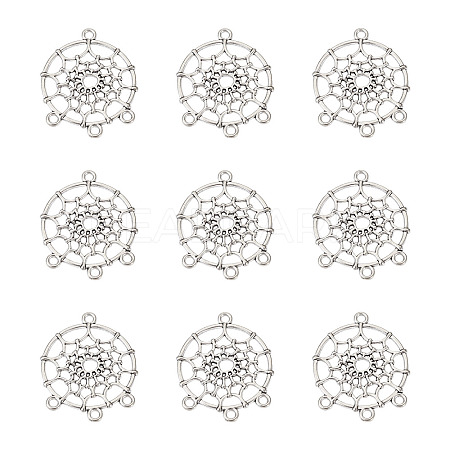 Tibetan Style Alloy Chandelier Components Links TIBE-TAG0001-01-1