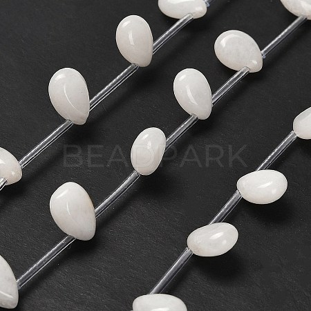 Natural White Jade Beads Strands G-P562-A01-01-1