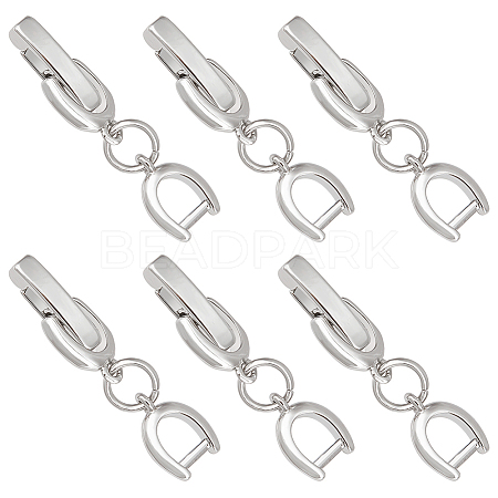 6Pcs Brass Watch Band Clasps DIY-BC0013-44A-P-1