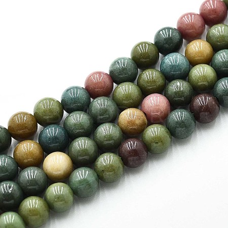 Natural Quartz Beads Strands G-N355-6mm-28-1