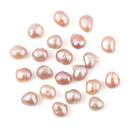 10Pcs Natural Cultured Freshwater Pearl Beads PEAR-YW0001-07A-1