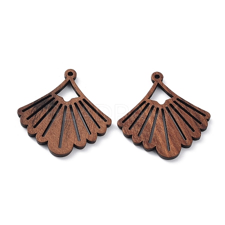 Walnut Wood Laser Cut Pendants WOOD-Q051-03D-1