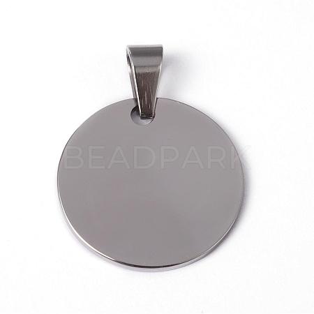 Tarnish Resistant 304 Stainless Steel Pendants STAS-K095-49P-1