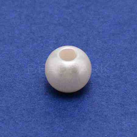 ABS Plastic Imitation Pearl Beads KY-WH0097-05A-1