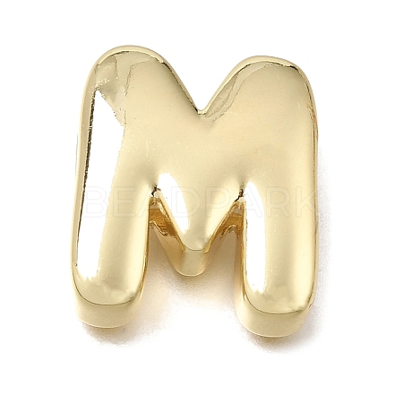 Brass Slide Charms KK-E802-33G-M-1