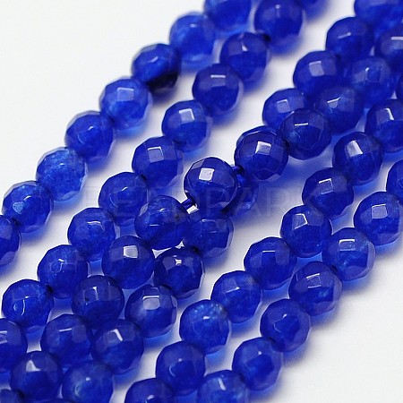 Natural White Jade Beads Strands G-A129-3mm-B02-1