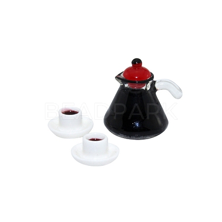 Mini Resin Coffeepot & Cup Sets BOTT-PW0002-118-1