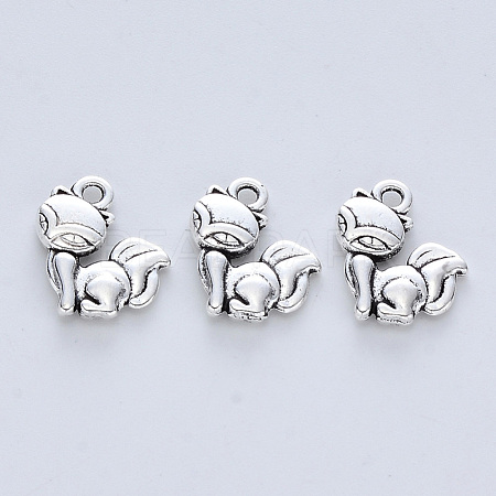 Tibetan Style Alloy Pendants TIBE-R316-063AS-RS-1