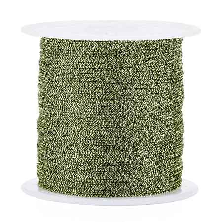 Polyester Braided Metallic Thread OCOR-I007-B-40-1