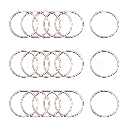 Tarnish Resistant 304 Stainless Steel Linking Ring X-STAS-S079-12A-1