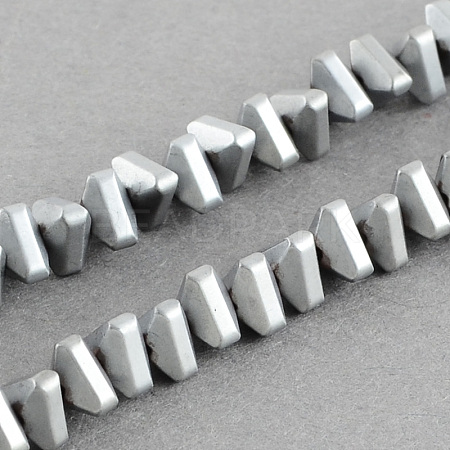 Electroplate Non-magnetic Synthetic Hematite Beads Strands G-R208-06-1