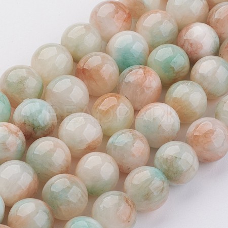 Natural Persian Jade Beads Strands G-J356-16-10mm-1