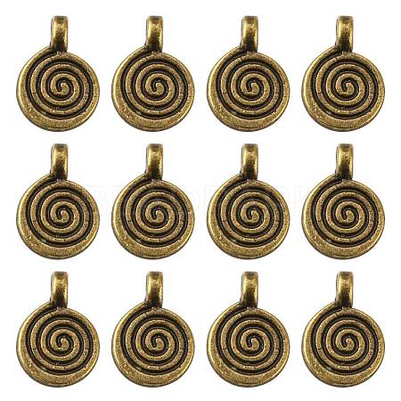 Tibetan Style Alloy Charms MLF0339Y-NF-1