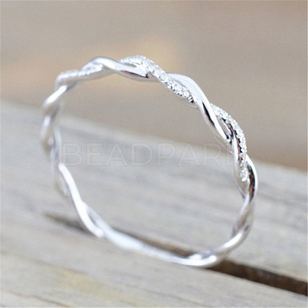 Alloy and Crystal Rhinestone Finger Rings FS-WGF6D8C-07-1