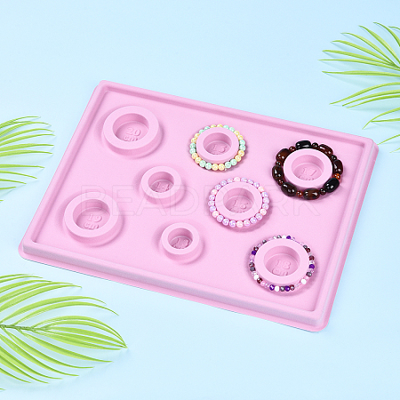 8 Sizes Plastic Rectangle Bracelet Design Board TOOL-D052-02-1