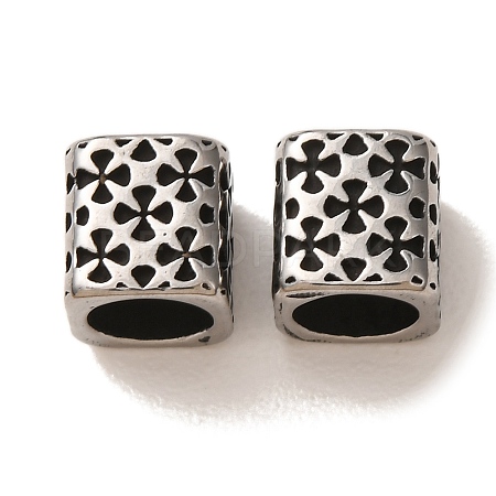 304 Stainless Steel European Beads SA-CBA9DCB-34AS-1