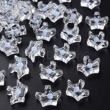 Transparent Acrylic Beads MACR-S373-105-B08-1