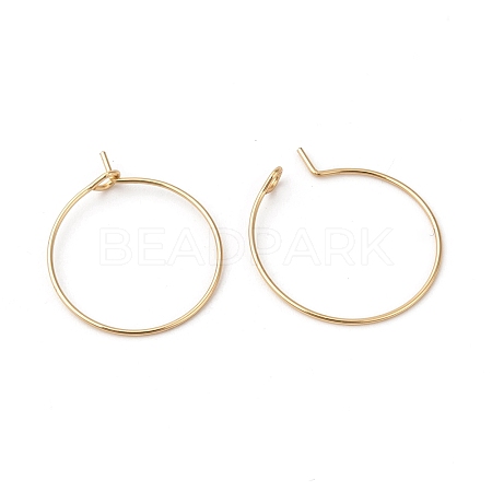 316L Surgical Stainless Steel Hoop Earring Findings X-STAS-G229-07G-01A-1