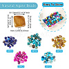 100Pcs 5 Colors Natural Agate Beads G-TA0002-51-5