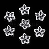 Transparent Glass Bead Caps GLAA-N001-07-1