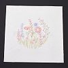 DIY Embroidery Fabric with Eliminable Pattern DIY-P032-C01-1
