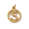 304 Stainless Steel Charms
with Jump Ring STAS-R001-02G-S-1