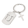 1Pc Stainless Steel Keychains KEYC-TADJ0001-08U-1