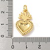 Rack Plating Brass Micro Pave Cubic Zirconia Pendants KK-A200-07G-01-3