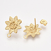 304 Stainless Steel Stud Earring Findings X-STAS-T045-17G-1