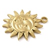 Ion Plating(IP) 304 Stainless Steel Pendants STAS-B075-10G-04-2