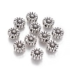 Tibetan Style Alloy Flower Beads TIBEP-GC190-AS-NR-1