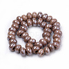 Glazed Porcelain Rondelle Beads X-PORC-Q219-13x9-F12-2