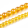Electroplate Transparent Glass Beads Strands GLAA-T032-T6mm-AB11-4