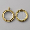 304 Stainless Steel Locket Pendants STAS-WH0027-44G-3