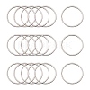 Tarnish Resistant 304 Stainless Steel Linking Rings X-STAS-T047-15A-1