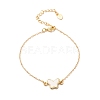 Butterfly Link Bracelet for Girl Women Gift BJEW-JB06733-02-1