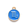 Alloy Enamel Pendants ENAM-S124-01B-02L-2