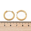 202 Stainless Steel Huggie Hoop Earrings EJEW-F111A-18mm-G-5